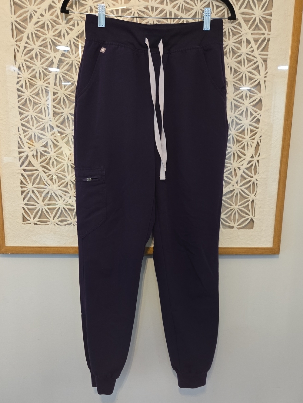 FIGS Zamora Jogger Scrub Pants Purple Jam Women’s Small